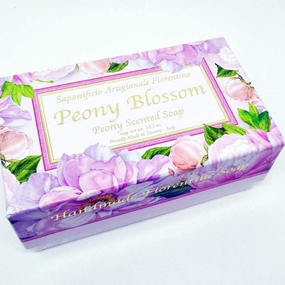 Saponificio Fiorentino Peony Blossom Soap 300gr - Picture 2 of 2